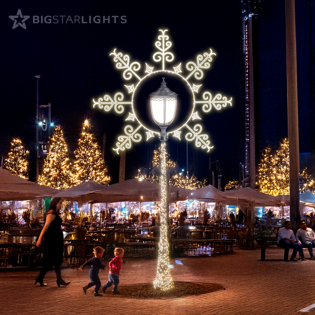 Halo Snowflake Polemount