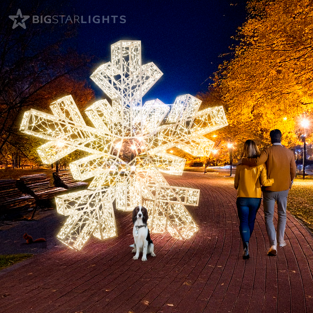 2D Snowflake Sculpture