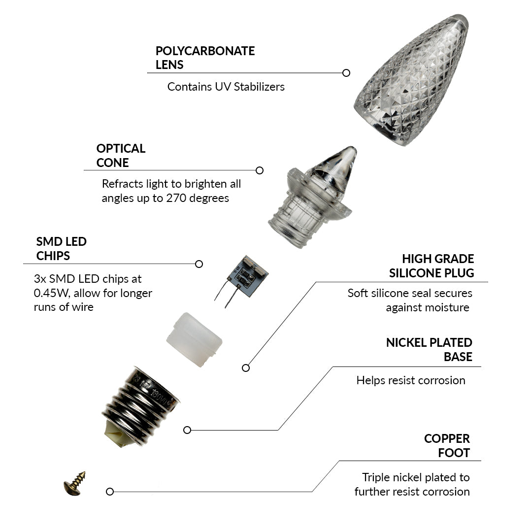 C9 Bulbs (Pack of 25)