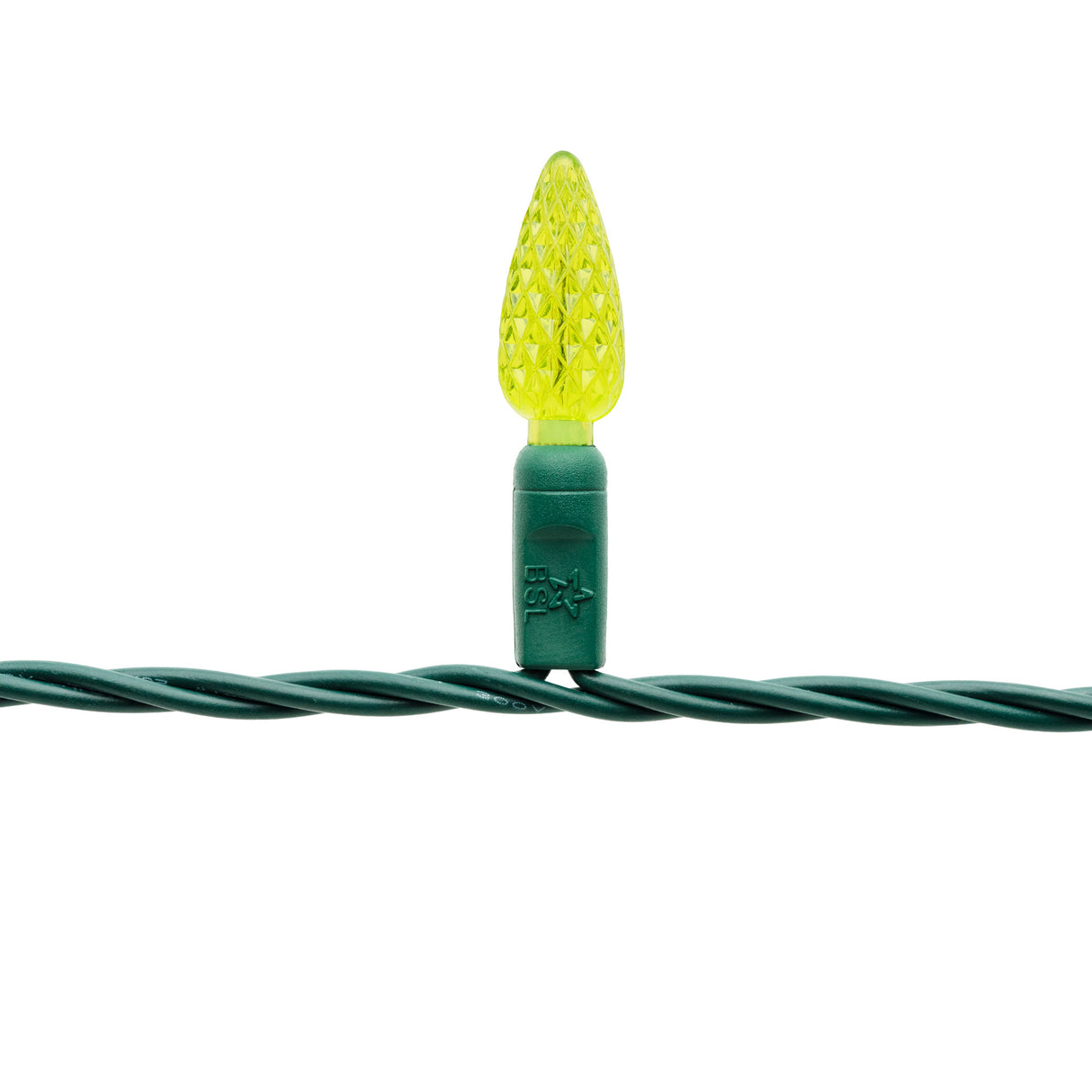 C6 String Lights - Green Wire