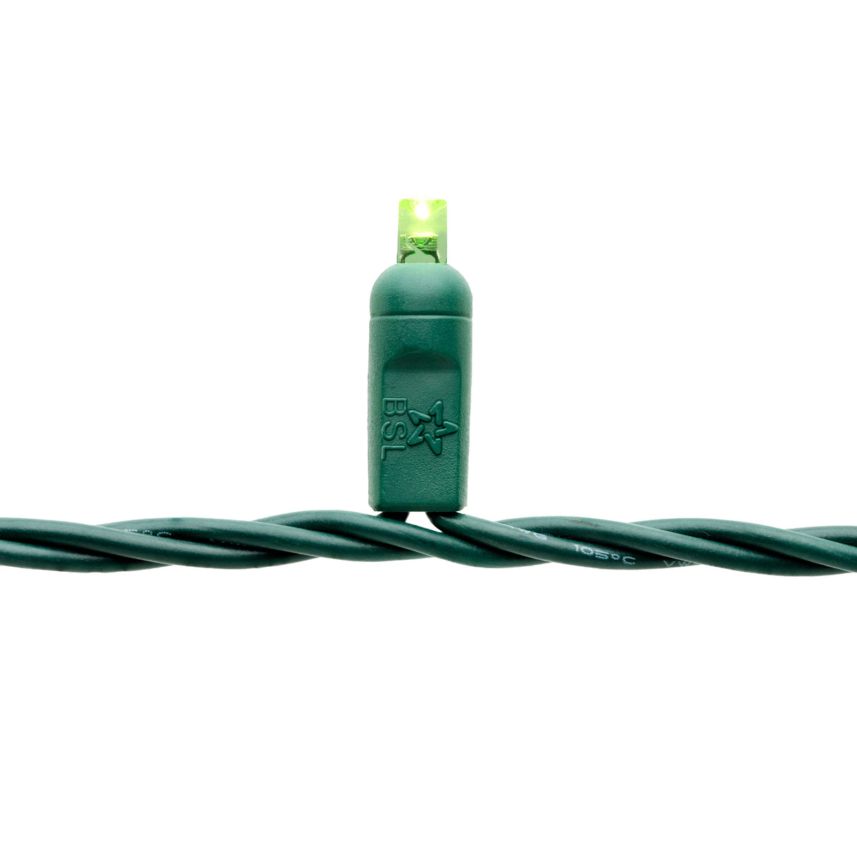 Steady Mini Lights - Green Wire (25 ft)