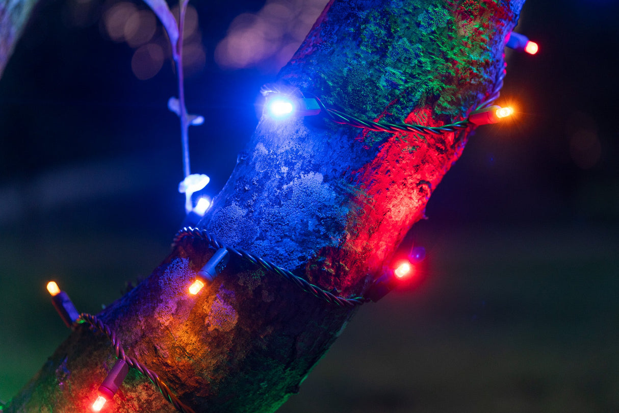 Steady Mini Lights - Brown Wire (23ft) - Coaxial Plug - Bulk