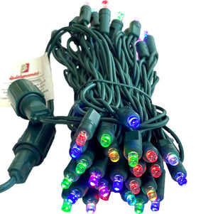 Mini Lights - RGBWW - Green Wire (25 ft)