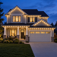 Chromaglow Pro Home Complete installed-result example showing 175 ft / typical full home