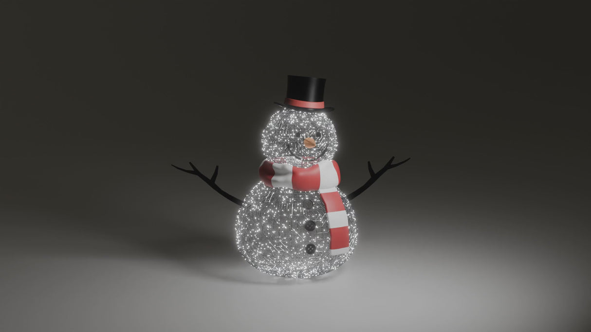 Snowman Sculpture