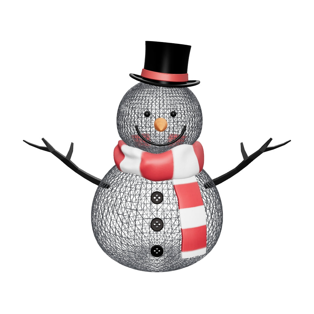 Snowman Sculpture