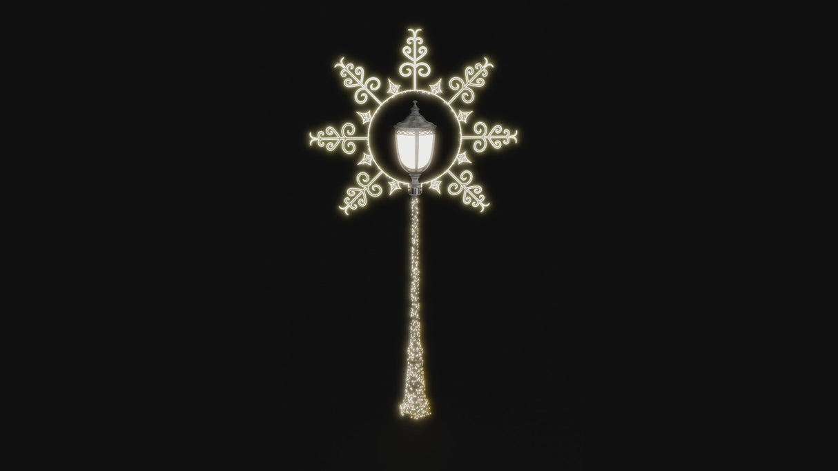 Halo Snowflake Polemount