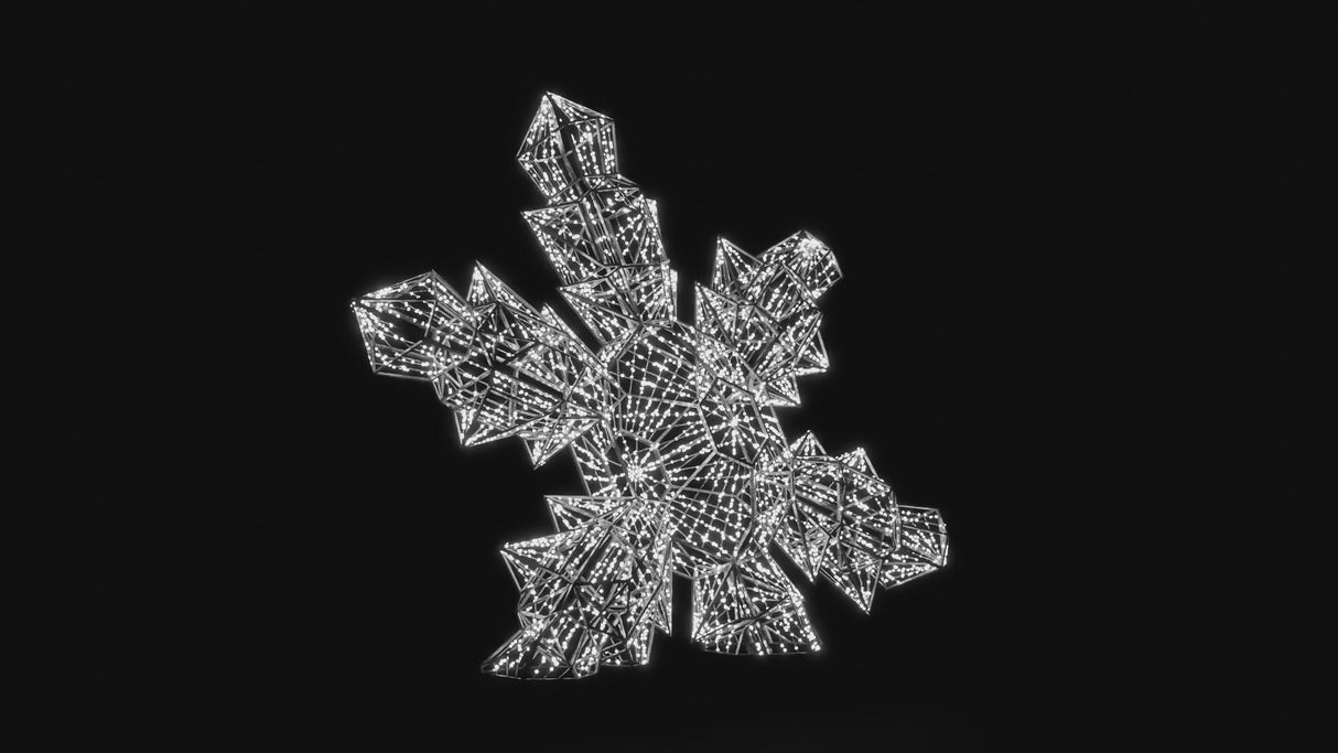 3D Snowflake Sculpture
